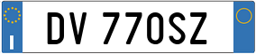 Truck License Plate